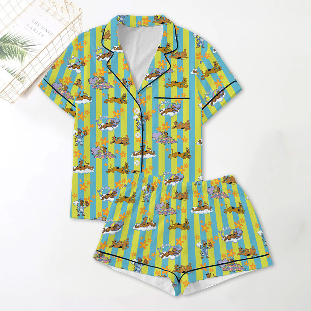PREMIUM SCBD BUTTON SHORT PAJAMAS SET HTTT