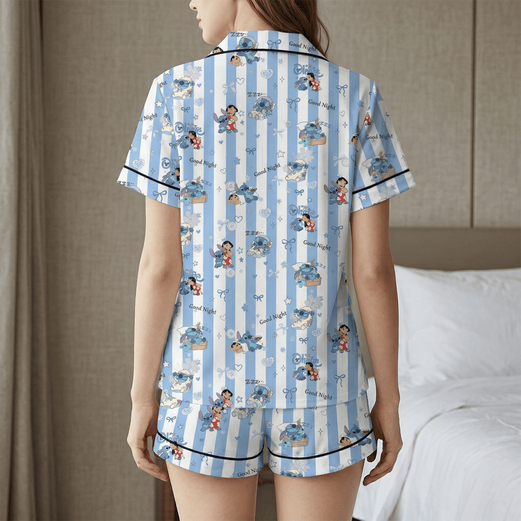 PREMIUM STC BUTTON SHORT PAJAMAS SET HTTT