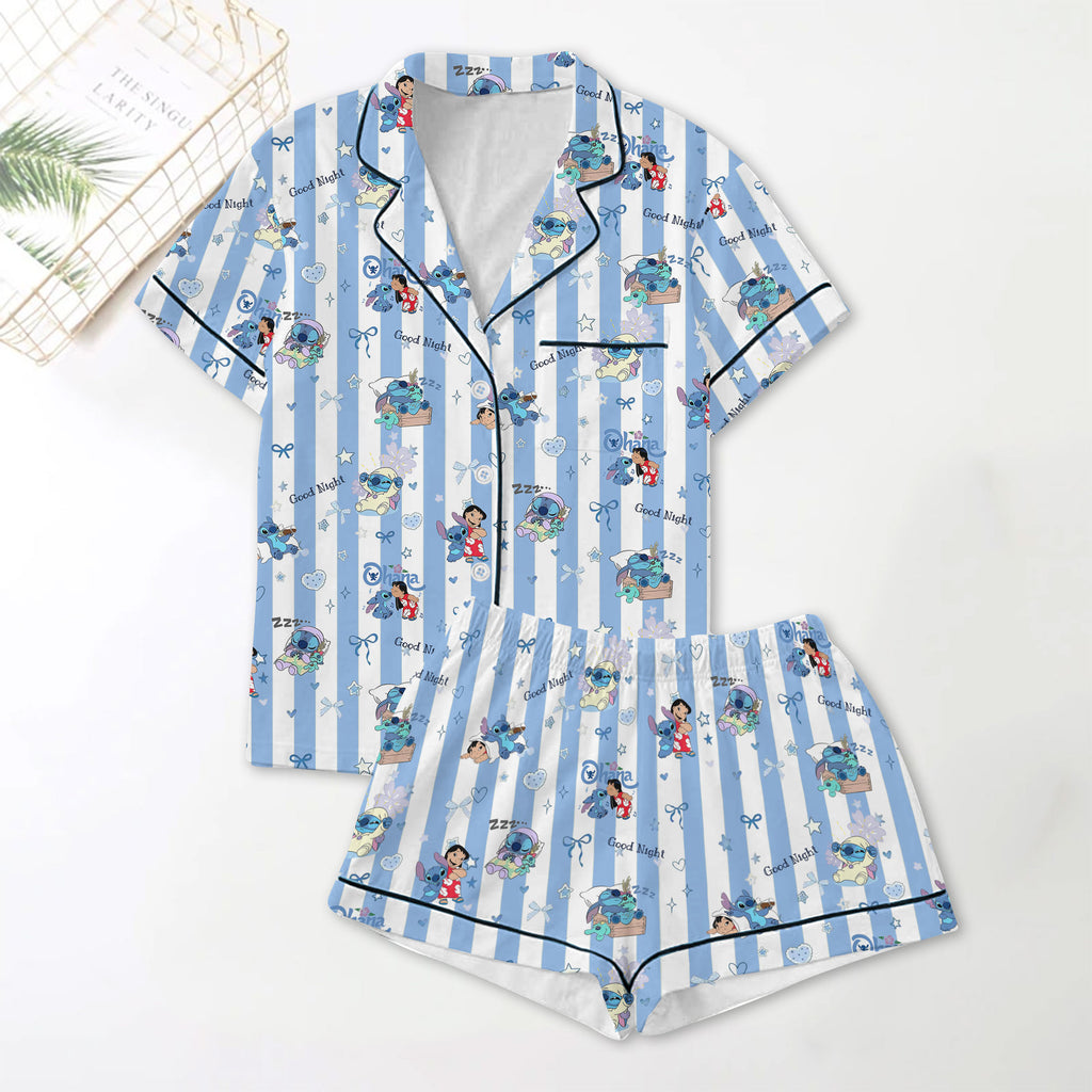 PREMIUM STC BUTTON SHORT PAJAMAS SET HTTT