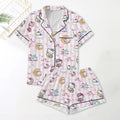 PREMIUM HLKT BUTTON SHORT PAJAMAS SET HTTT