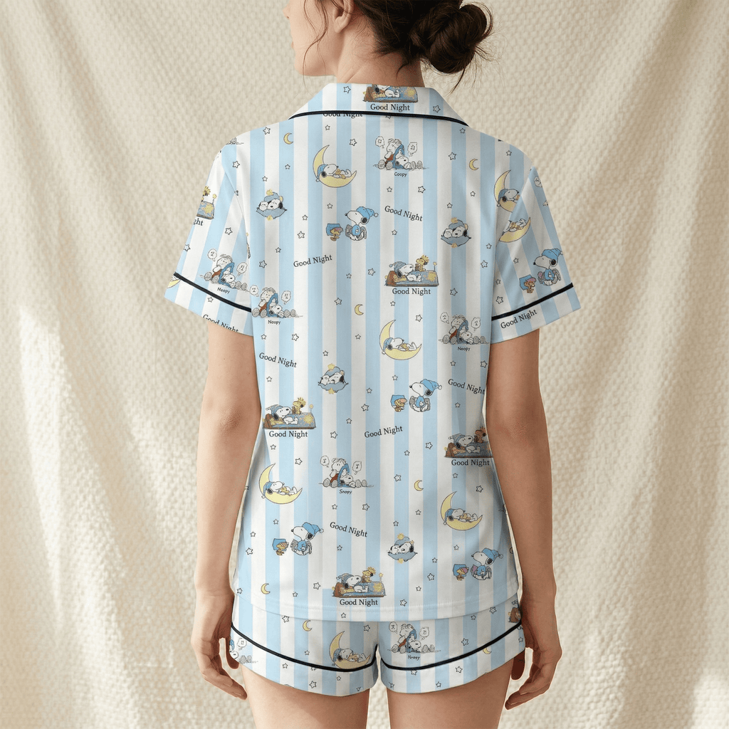 PREMIUM SNPY BUTTON SHORT PAJAMAS SET HTTT