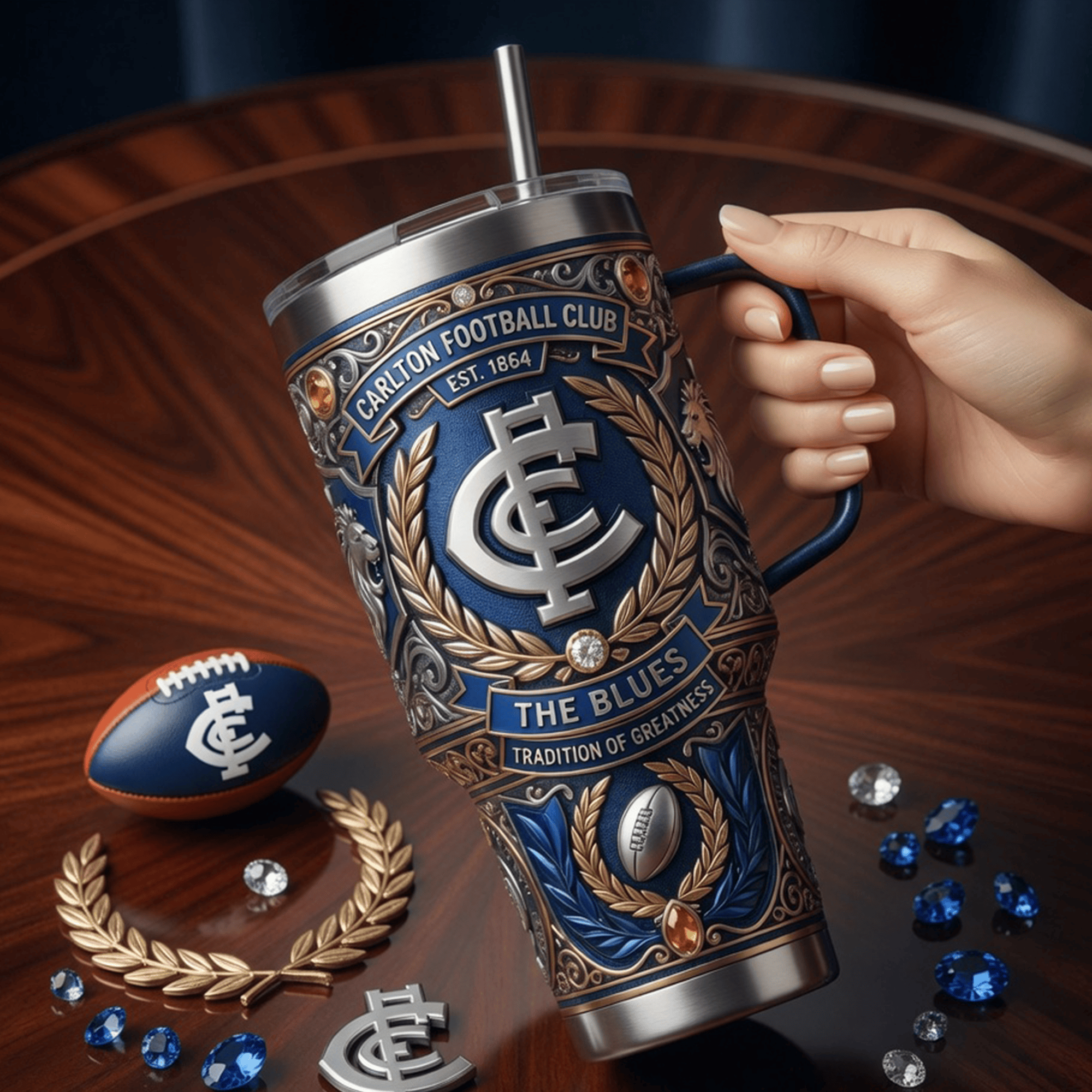 CTFC 40oz Tumbler With Handle LNTH
