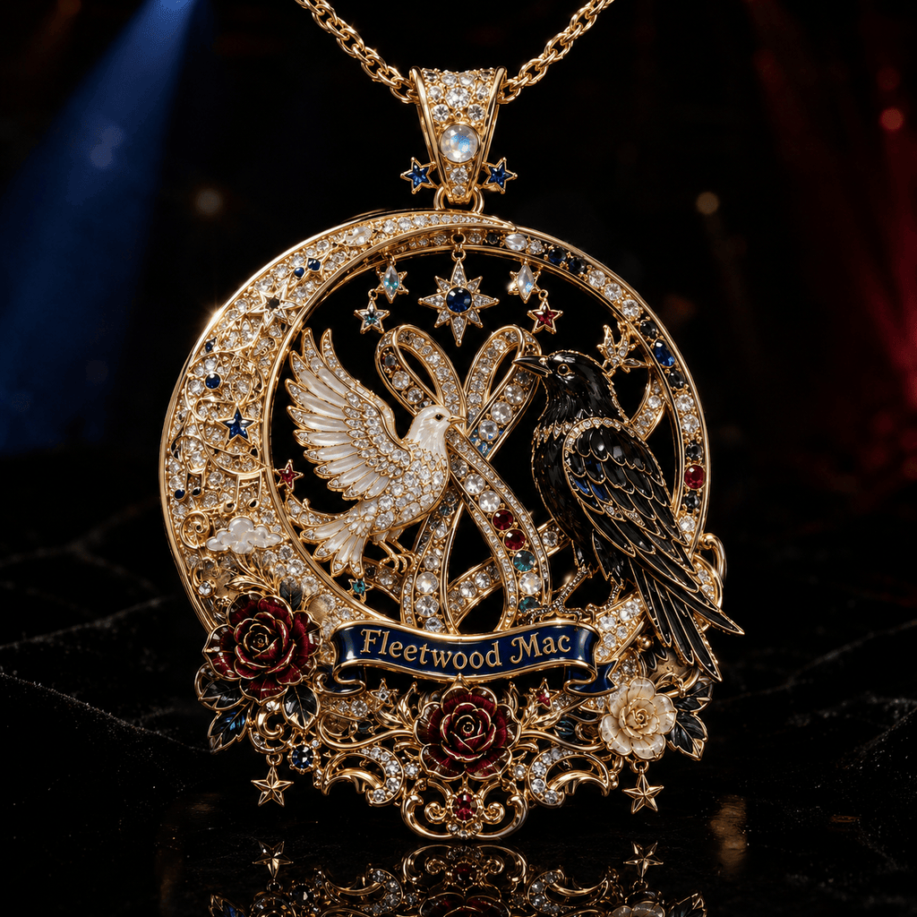 FLM Solid Gold Chain with Diamond Pendant PDL
