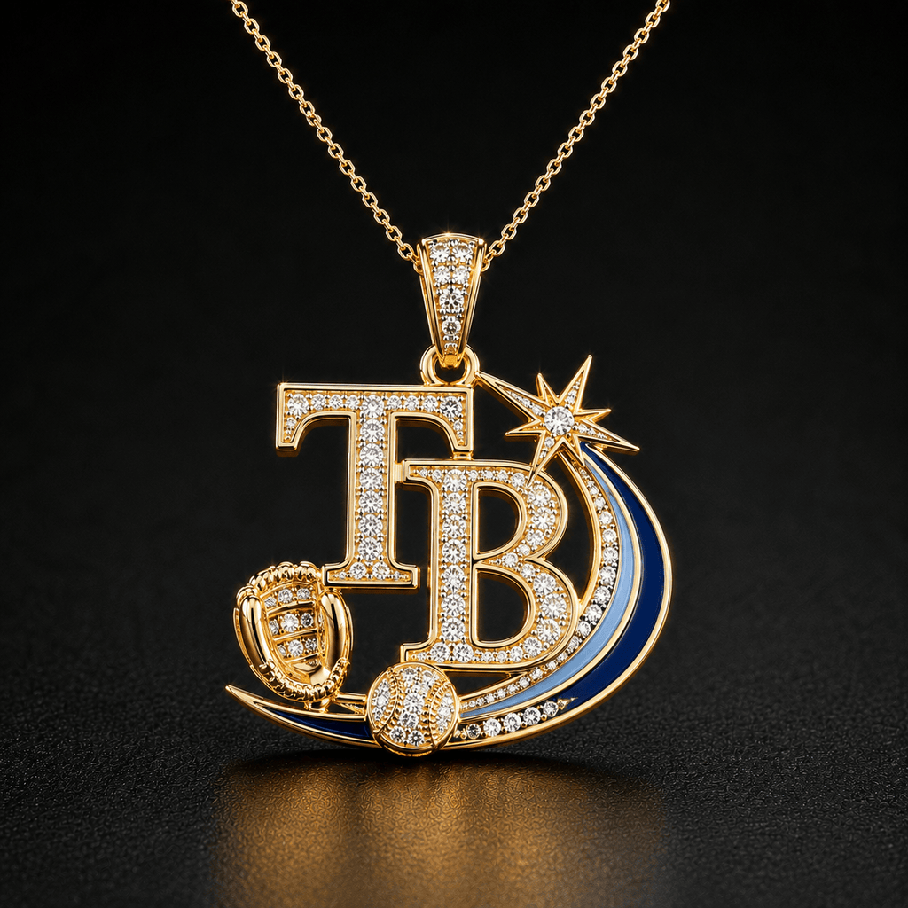 TPBR Solid Gold Chain with Diamond Pendant BMD