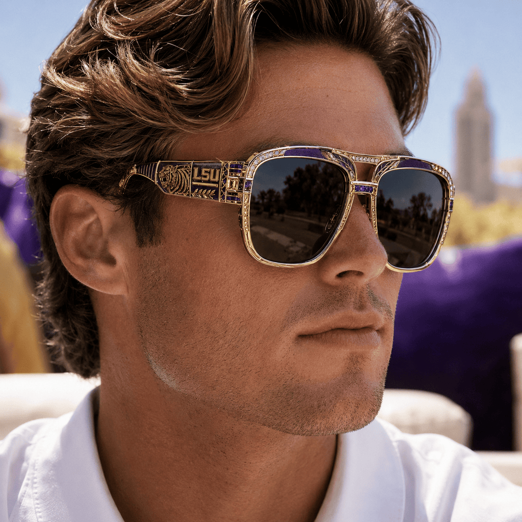 PREMIUM LSU UNISEX SUNGLASSES NVH