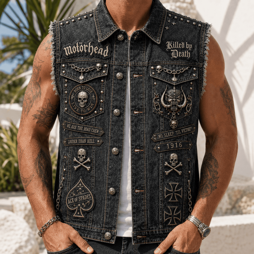 MTH PREMIUM DENIM VEST LNTH