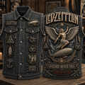 LZPL PREMIUM DENIM VEST LNTH