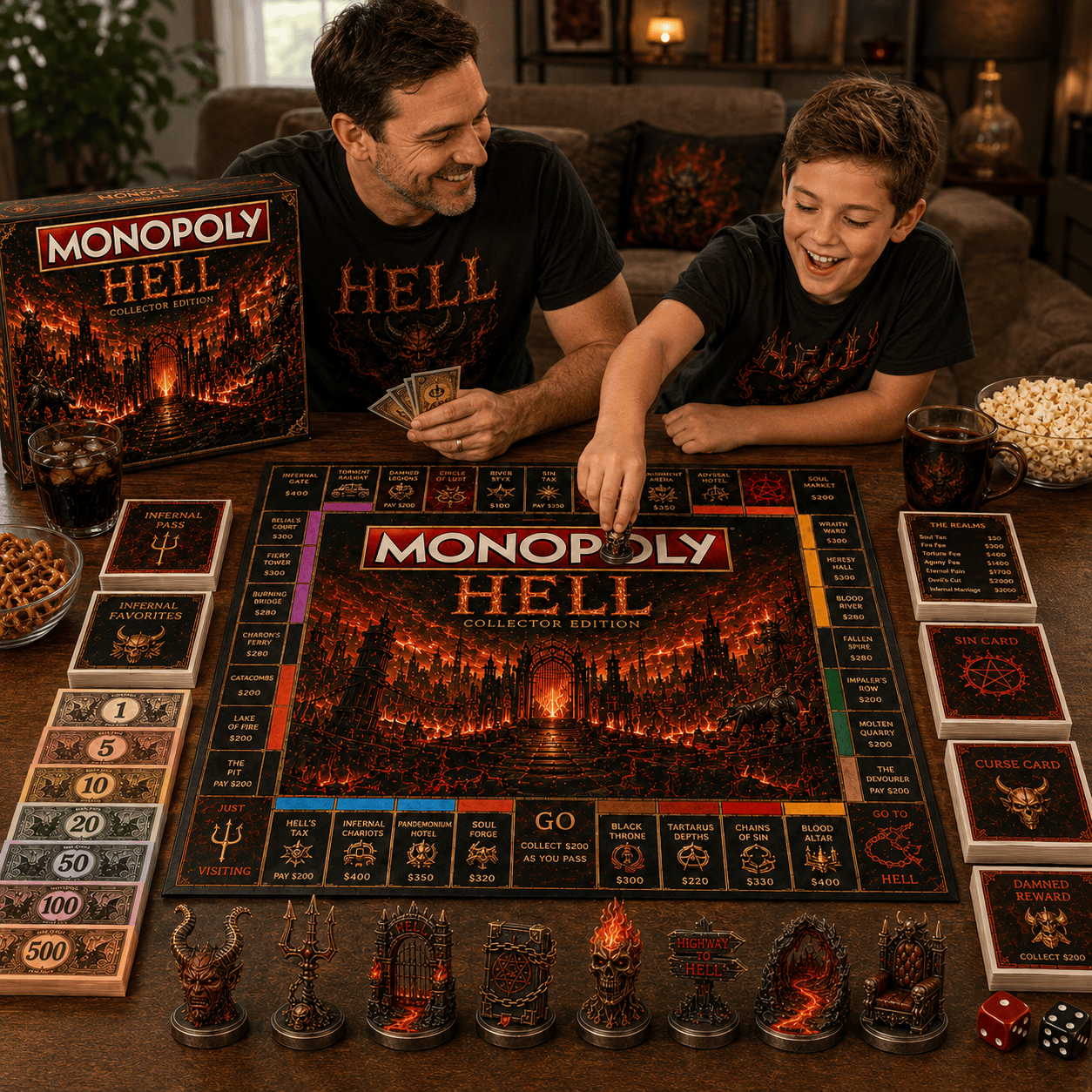 Premium HELL Board Game NHVH