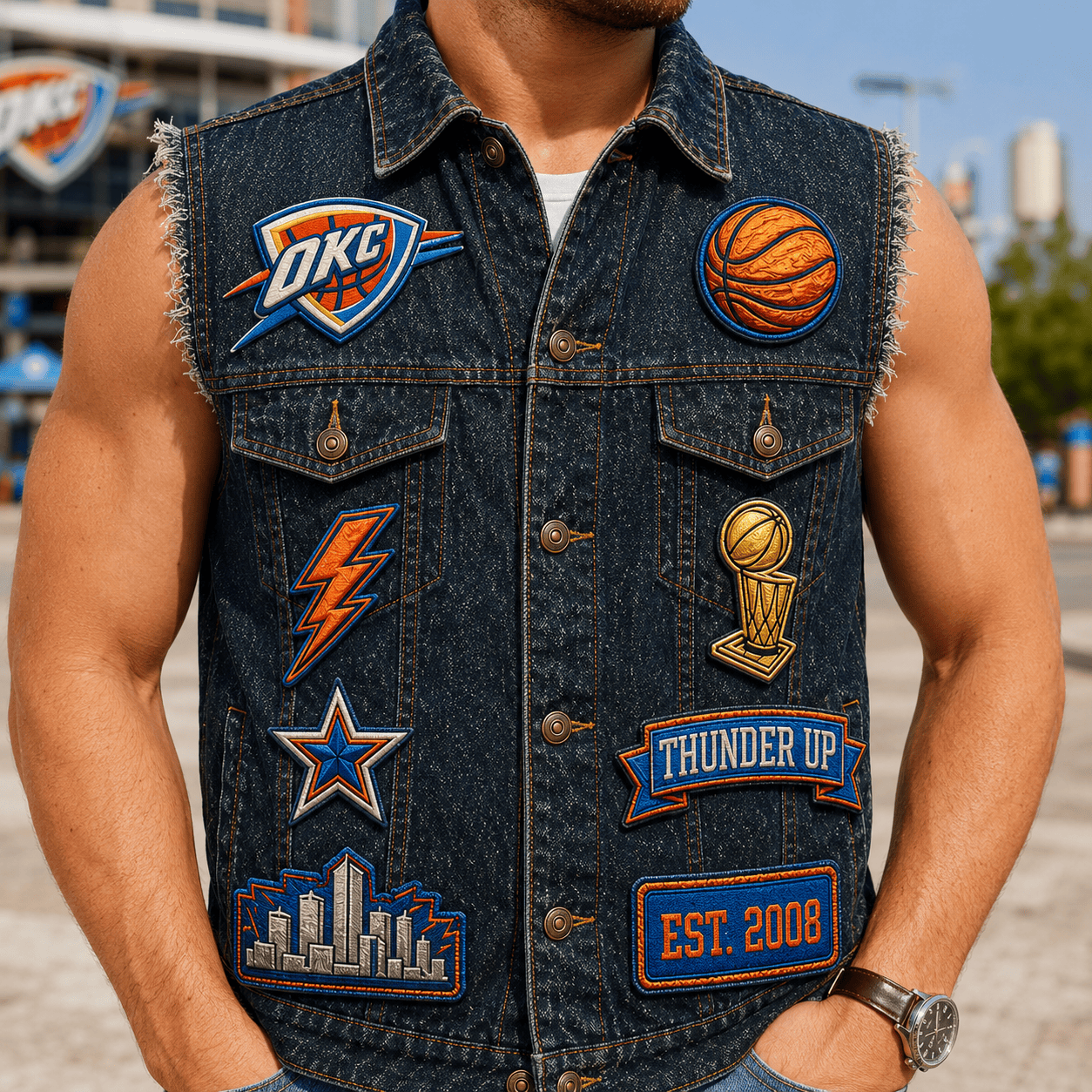 OCT PREMIUM DENIM VEST TTNL