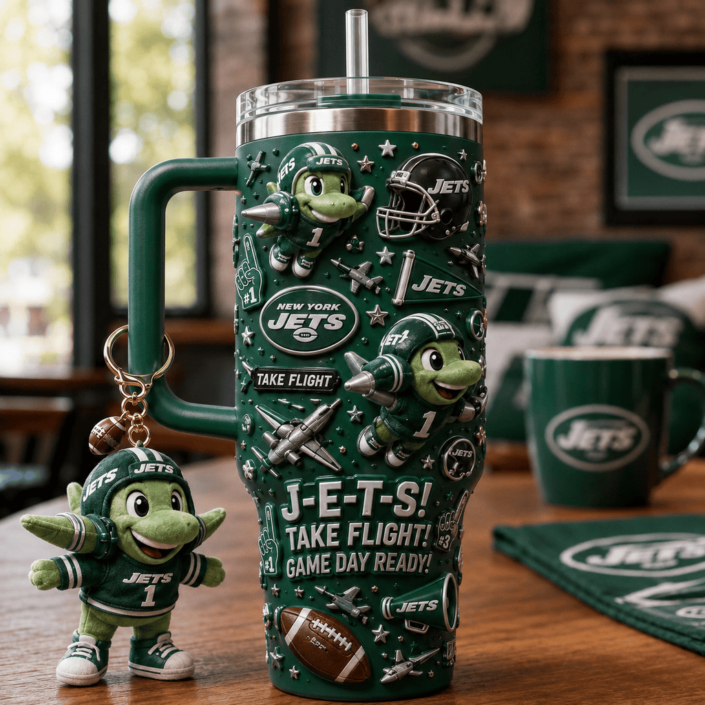 NYJ 40oz Tumbler With Handle DNBN