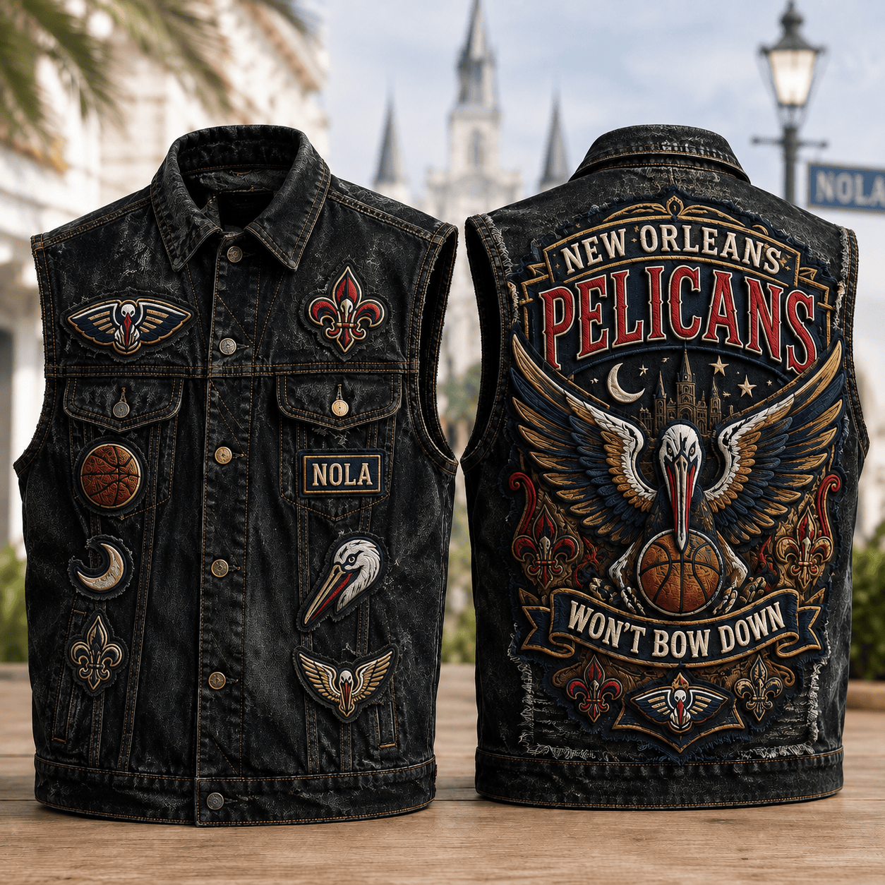 NOP PREMIUM DENIM VEST NVH