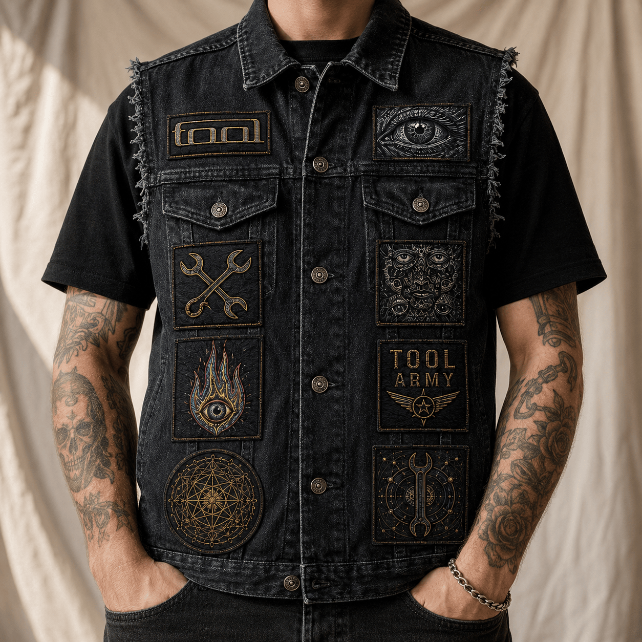 TOOL PREMIUM DENIM VEST NVH