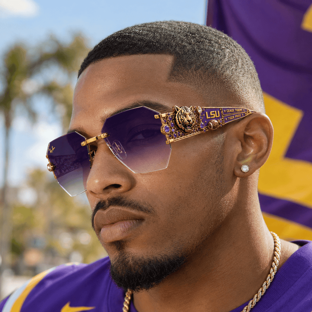 PREMIUM LSU UNISEX SUNGLASSES NPL