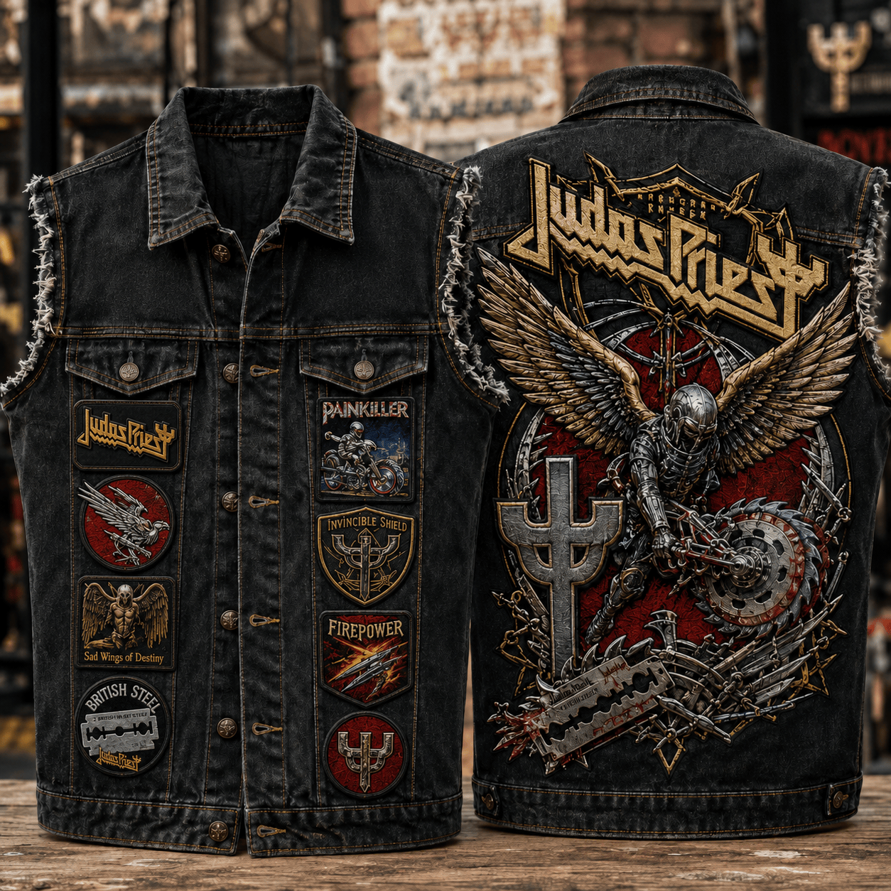 JDPR PREMIUM DENIM VEST NVH