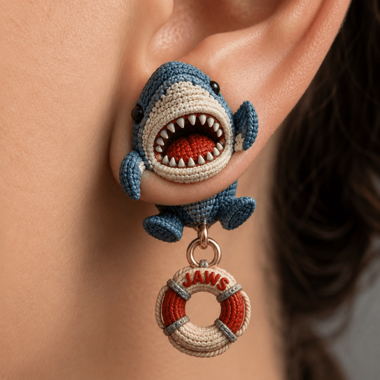 Premium JAWS Dangle Earrings HQH