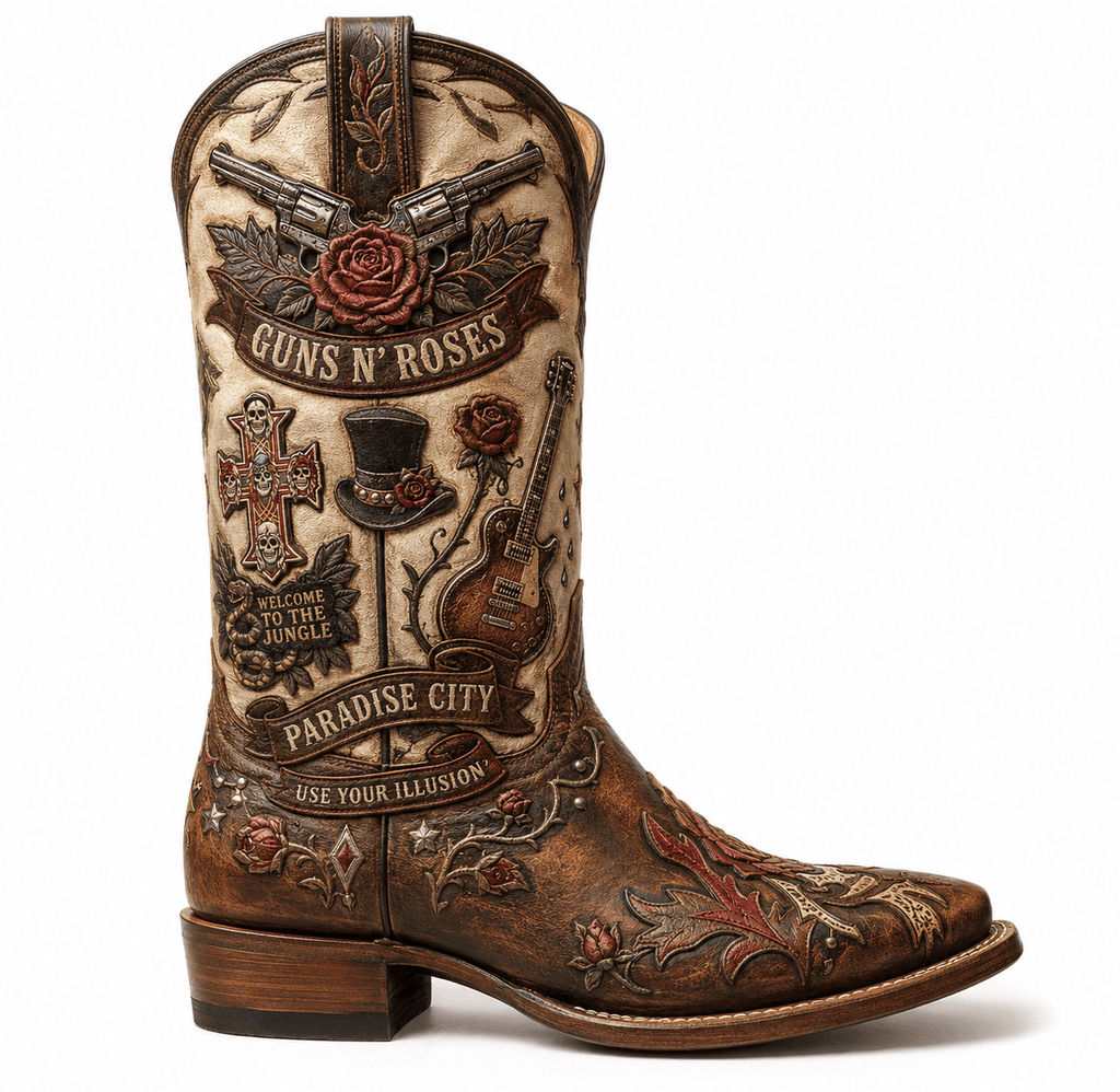 GNR WESTERN COWBOY BOOTS HTTT