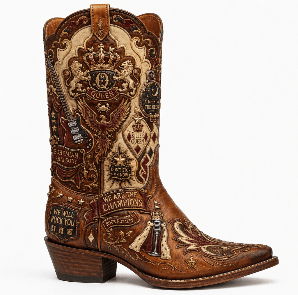 QNN WESTERN COWBOY BOOTS HTTT
