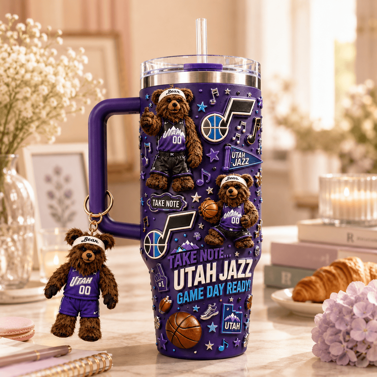 UTJ 40oz Tumbler With Handle DNBN