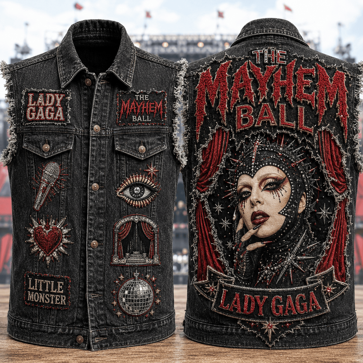 LDGG PREMIUM DENIM VEST NVH