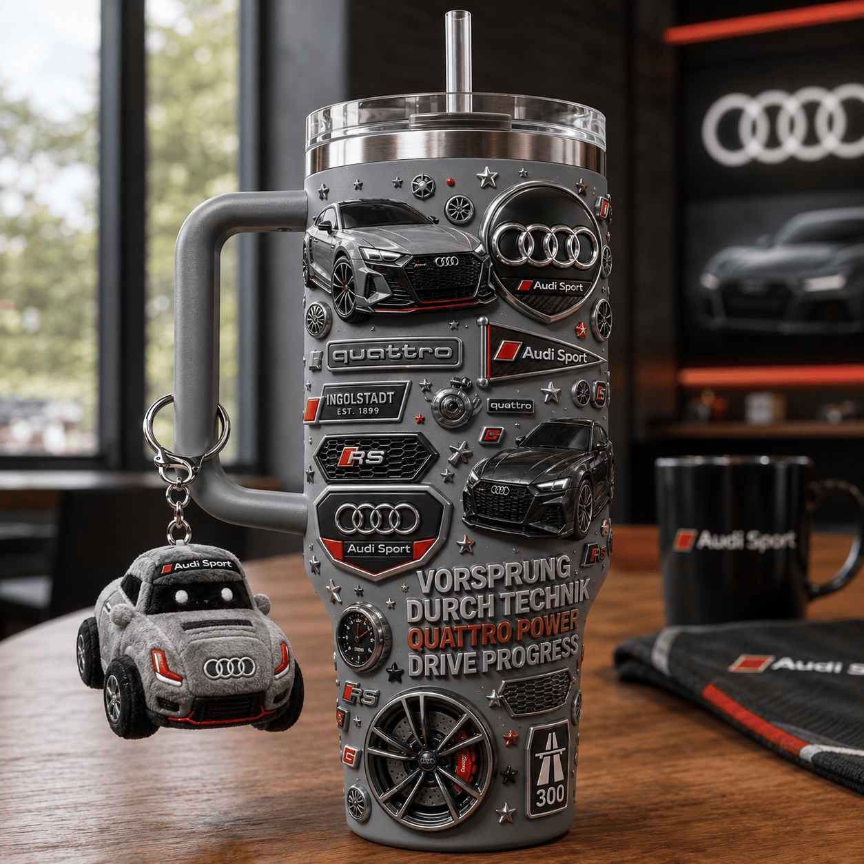AUD 40oz Tumbler With Handle DNBN