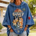 Premium BLU Short Sleeve Hoodie NTVA