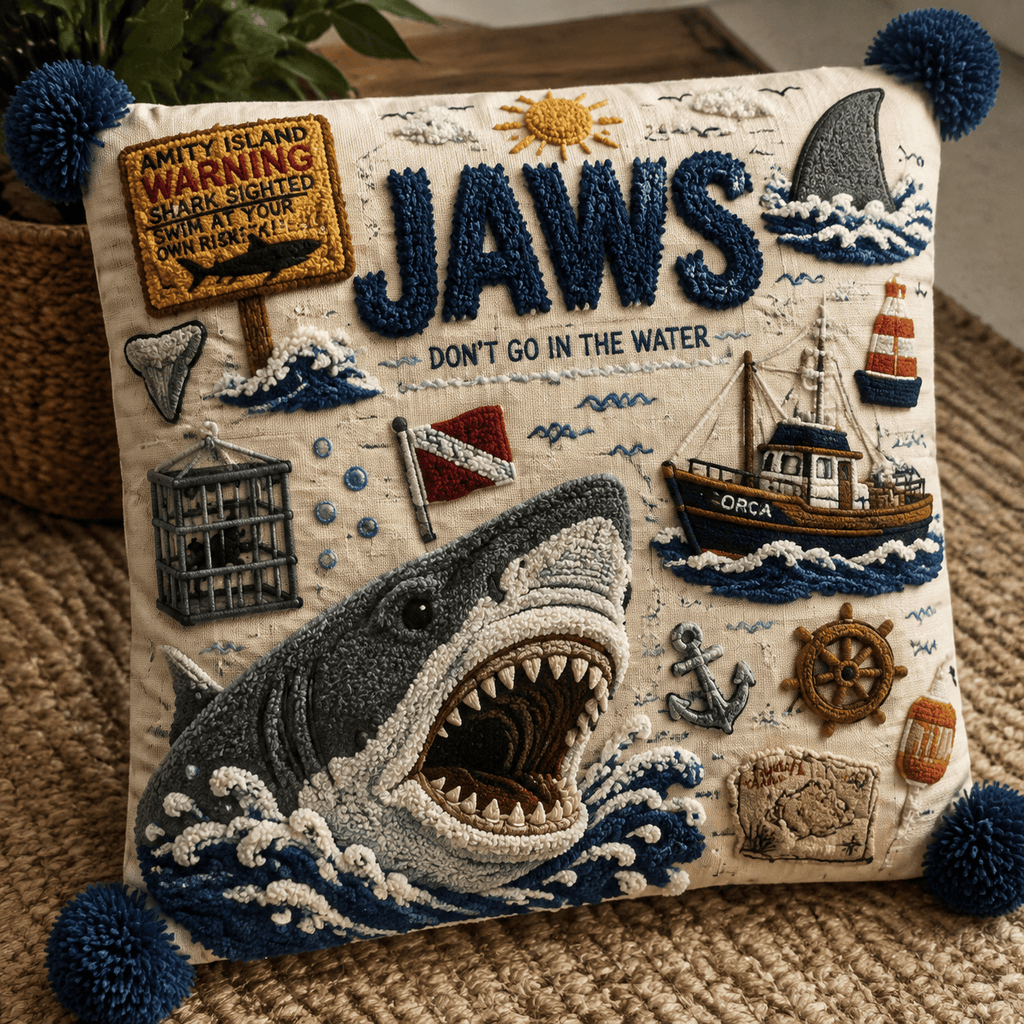 JAWS Tufted Sofa Cover & Pillow Set DNBN