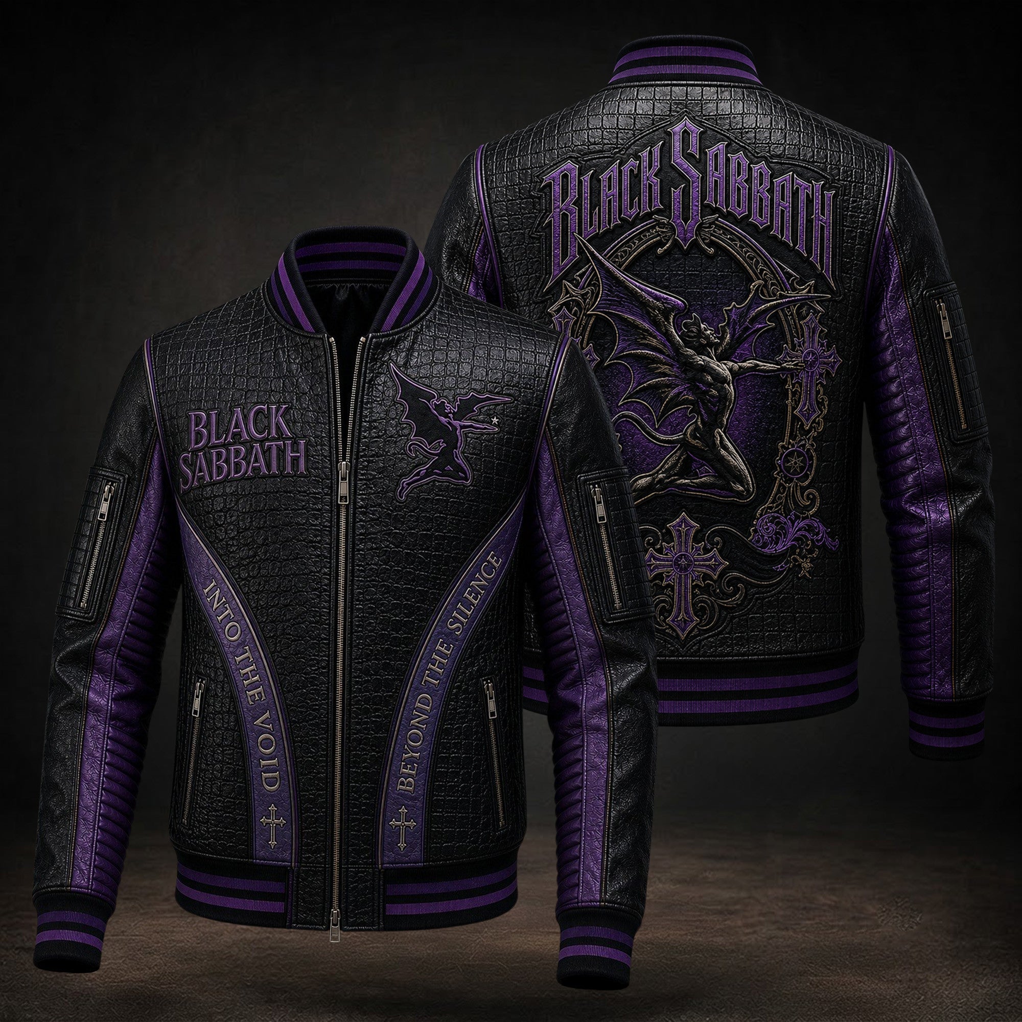 Premium BLST Leather Zipper Jacket PVNA