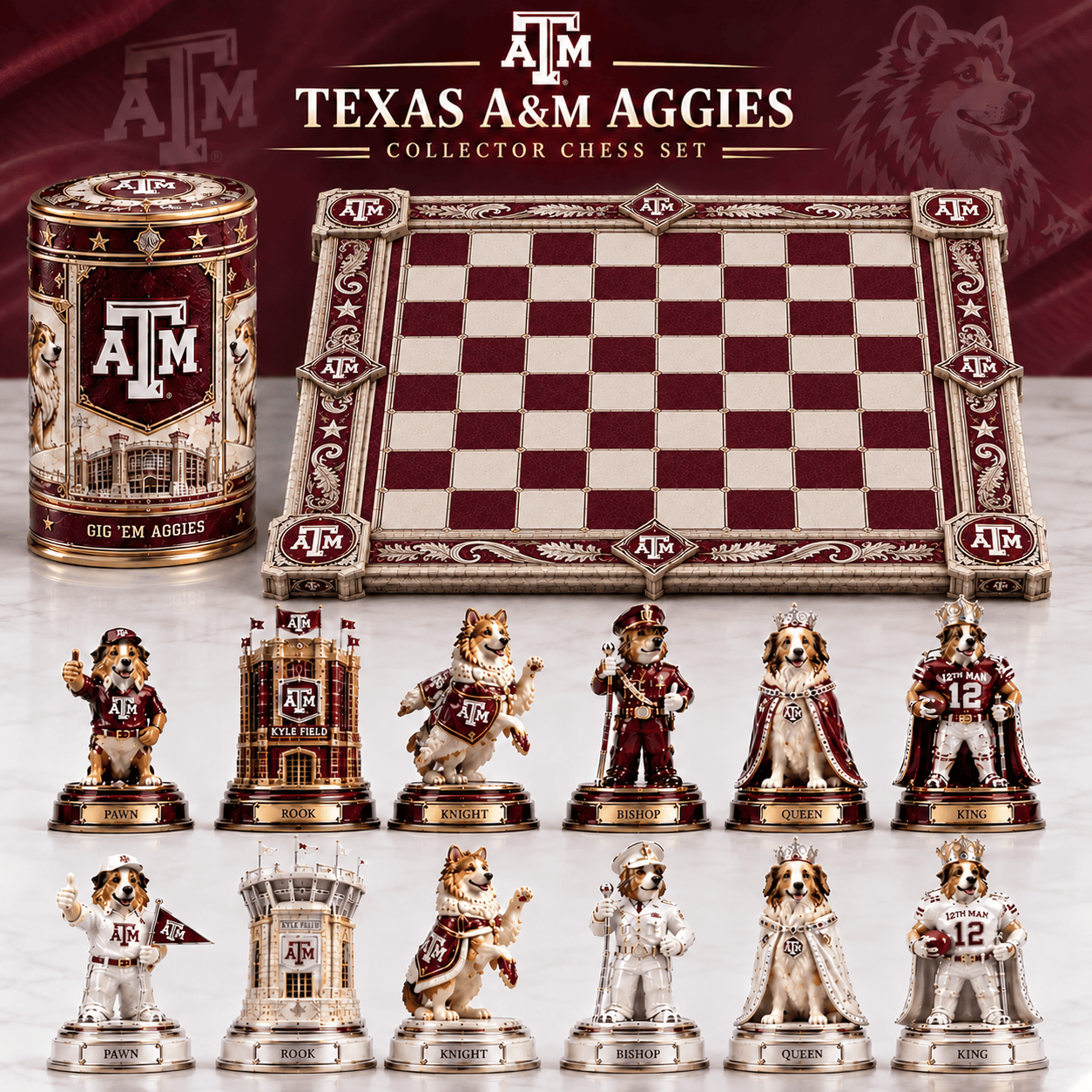 Premium TAMA Chess Set NTNA