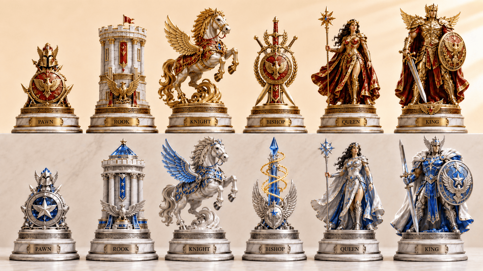 Premium WDWM Chess Set PDL