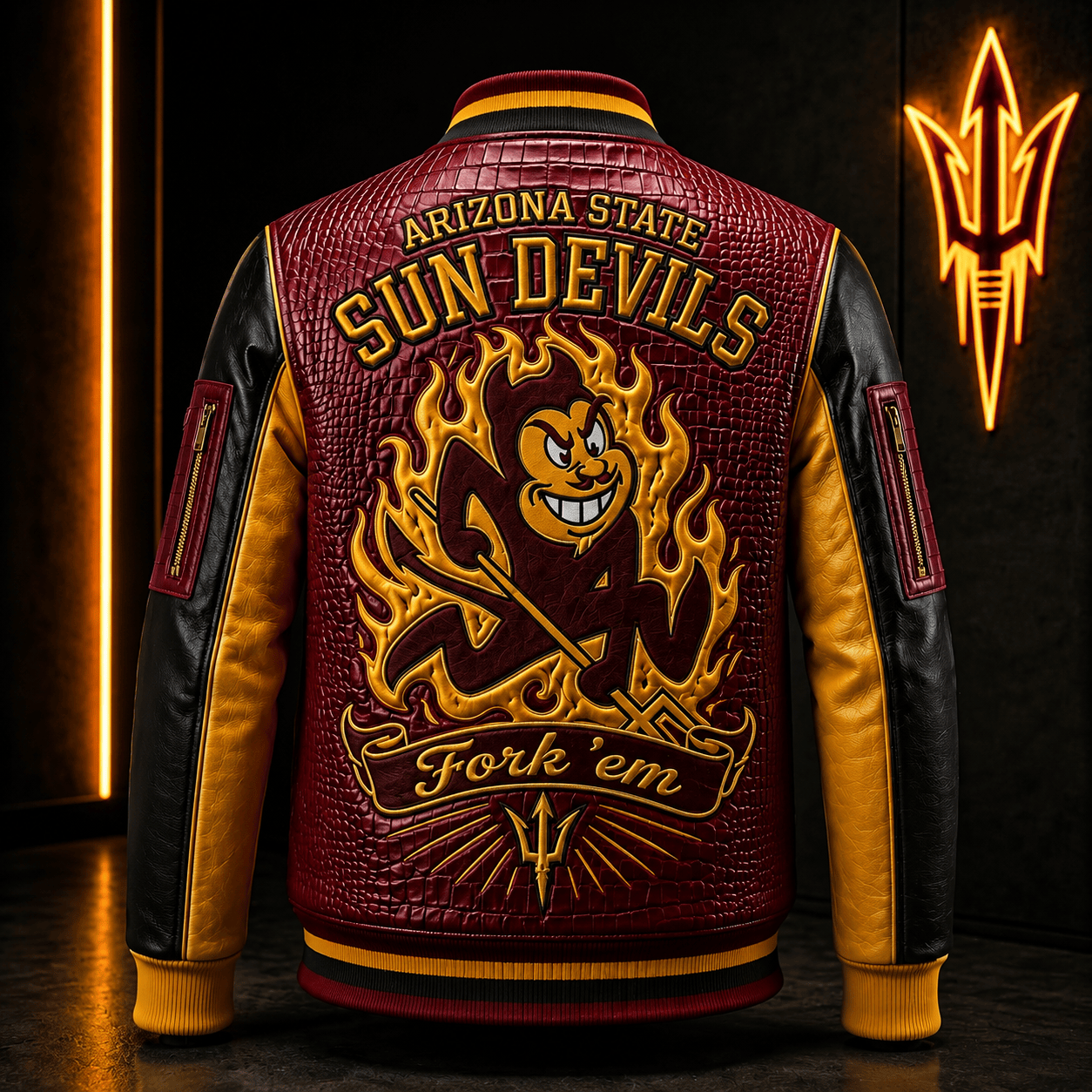 Premium ASSD Leather Zipper Jacket TTMH
