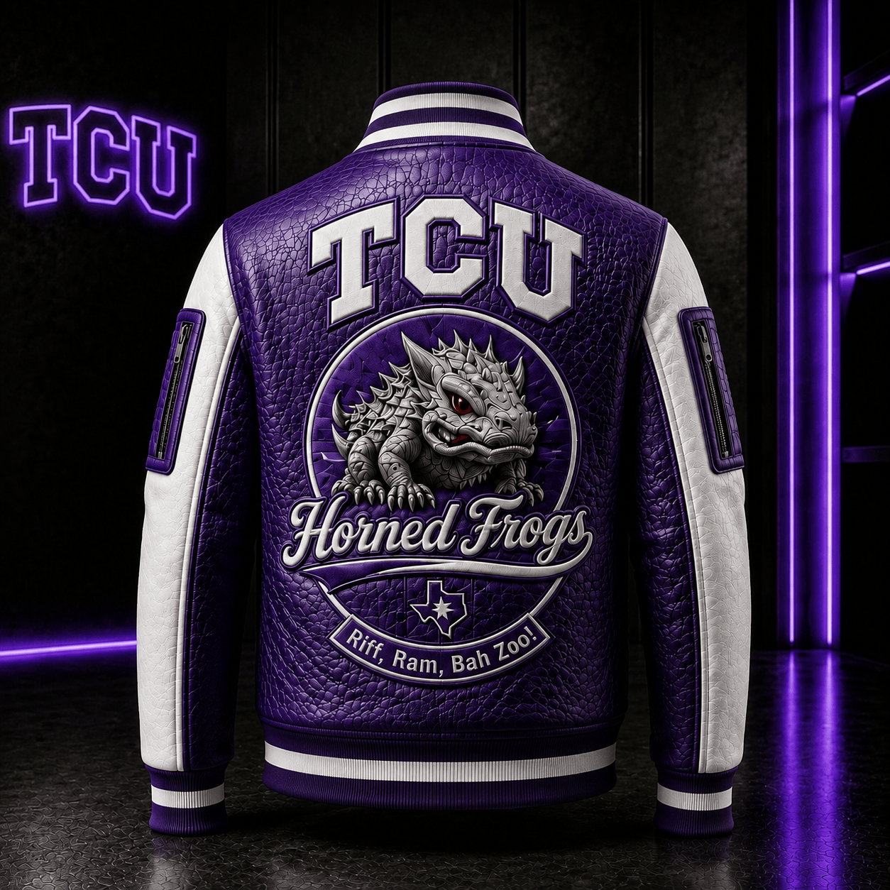 Premium TCU Leather Zipper Jacket TTMH