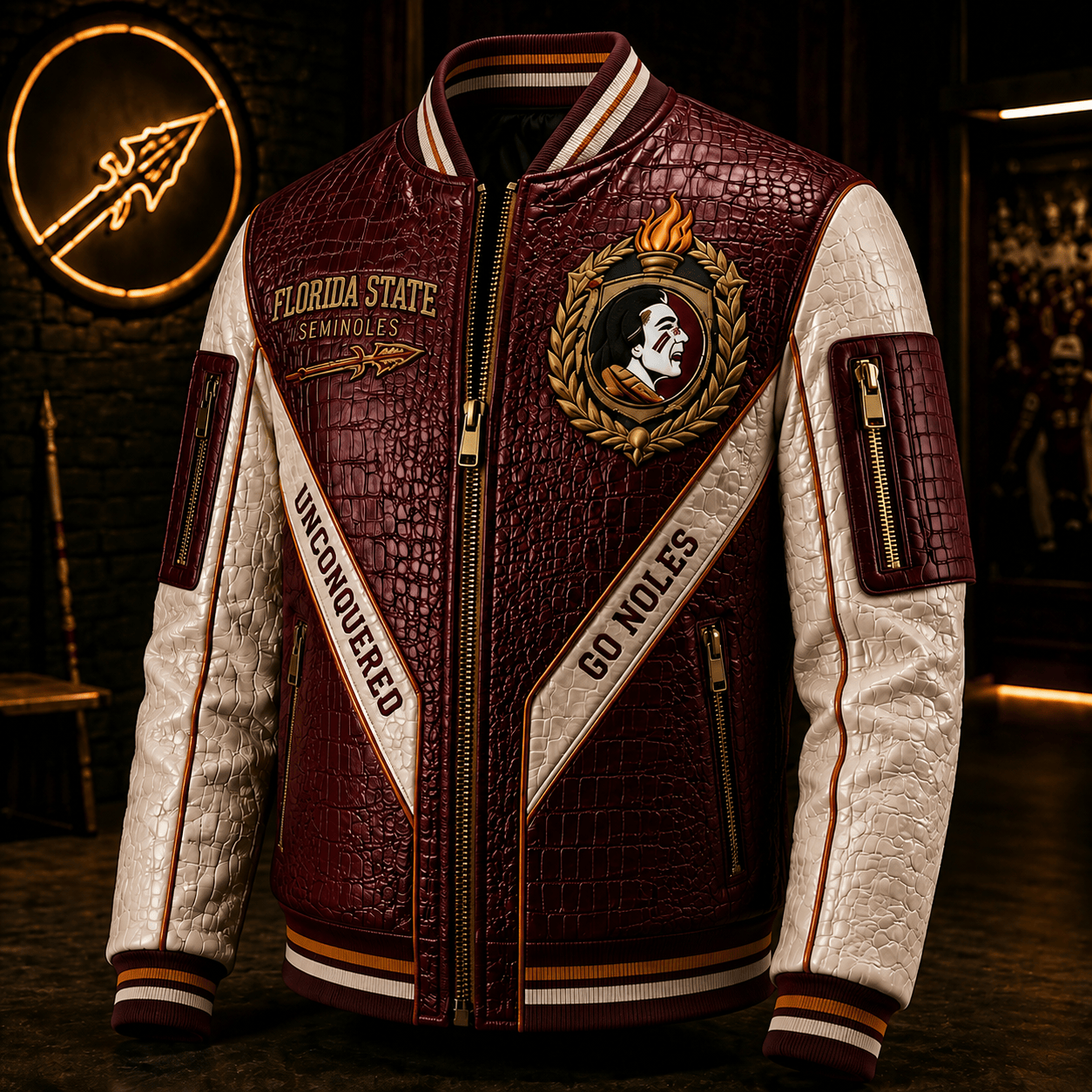 Premium FSS Leather Zipper Jacket TTMH