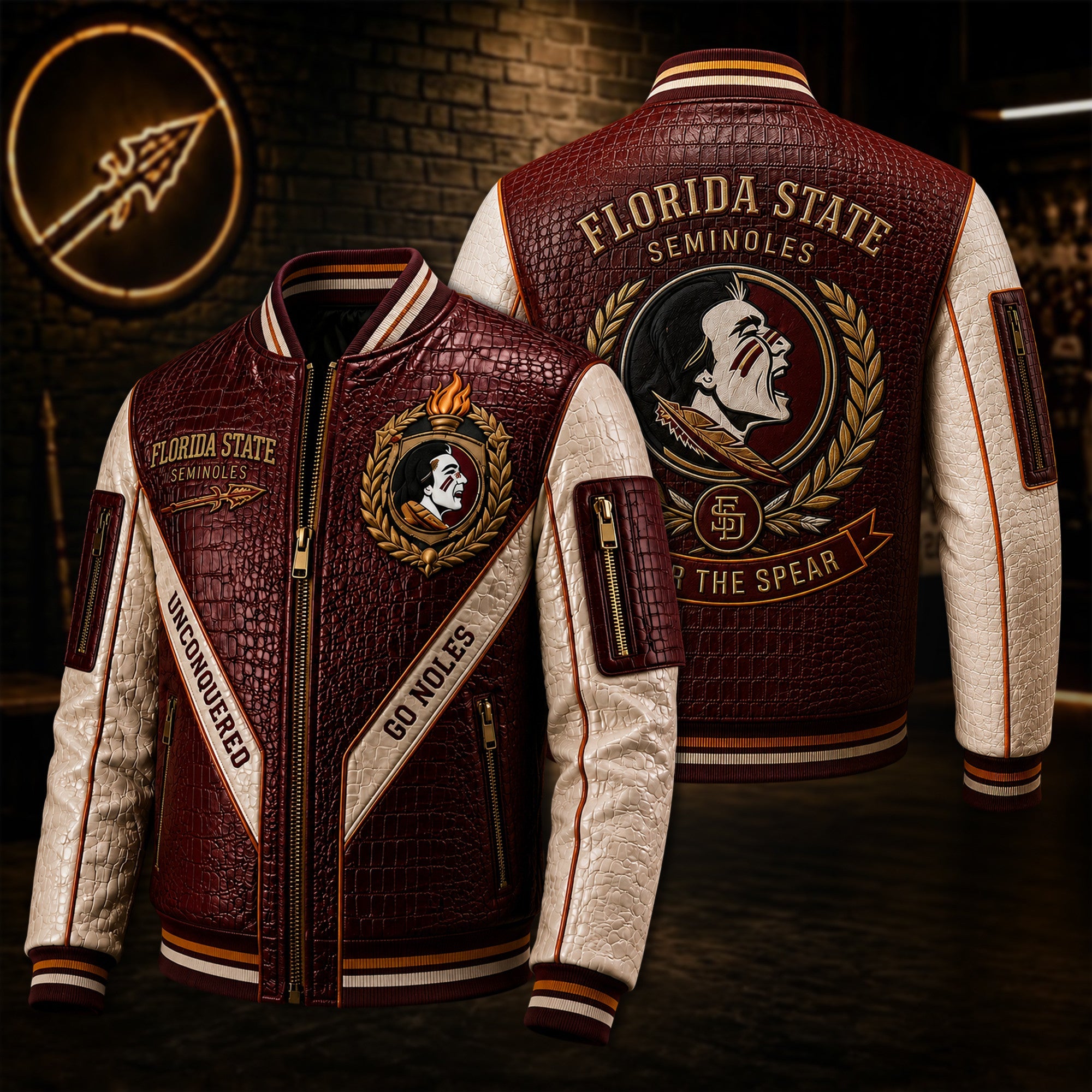 Premium FSS Leather Zipper Jacket TTMH
