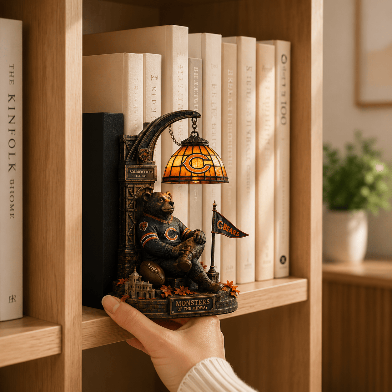 Premium CCB Bookshelf Figurines Lamp NTNA