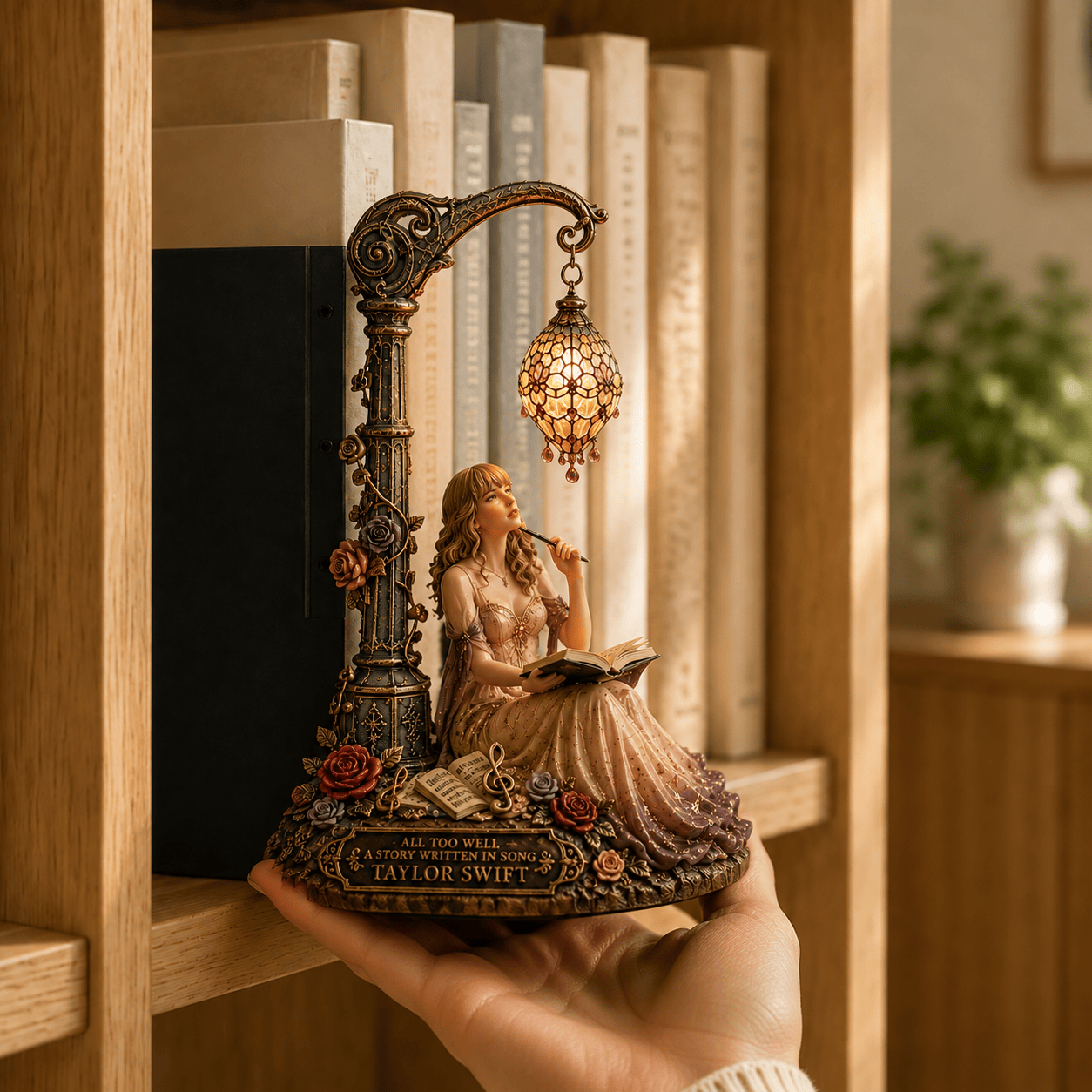 Premium TLSW Bookshelf Figurines Lamp NTNA