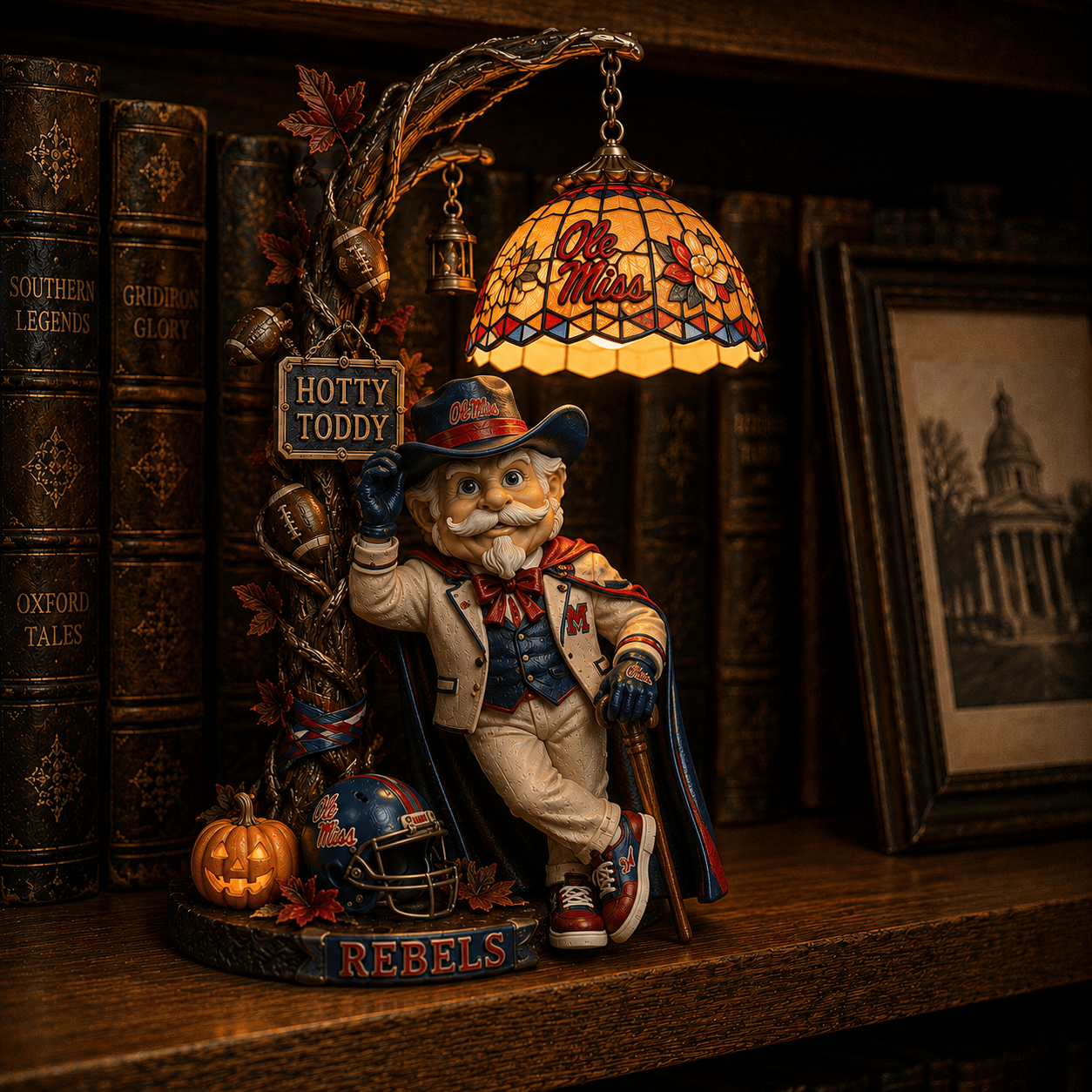Premium OMR Bookshelf Figurines Lamp PDL