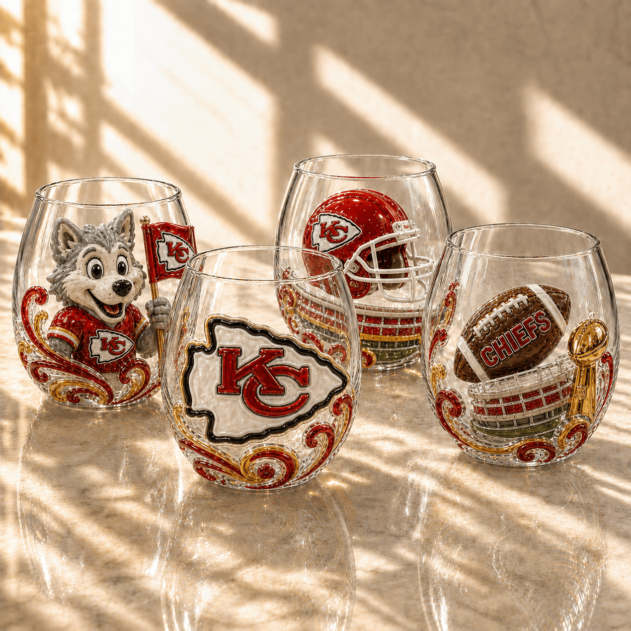 Premium KCC Wine Glass Cup TMH
