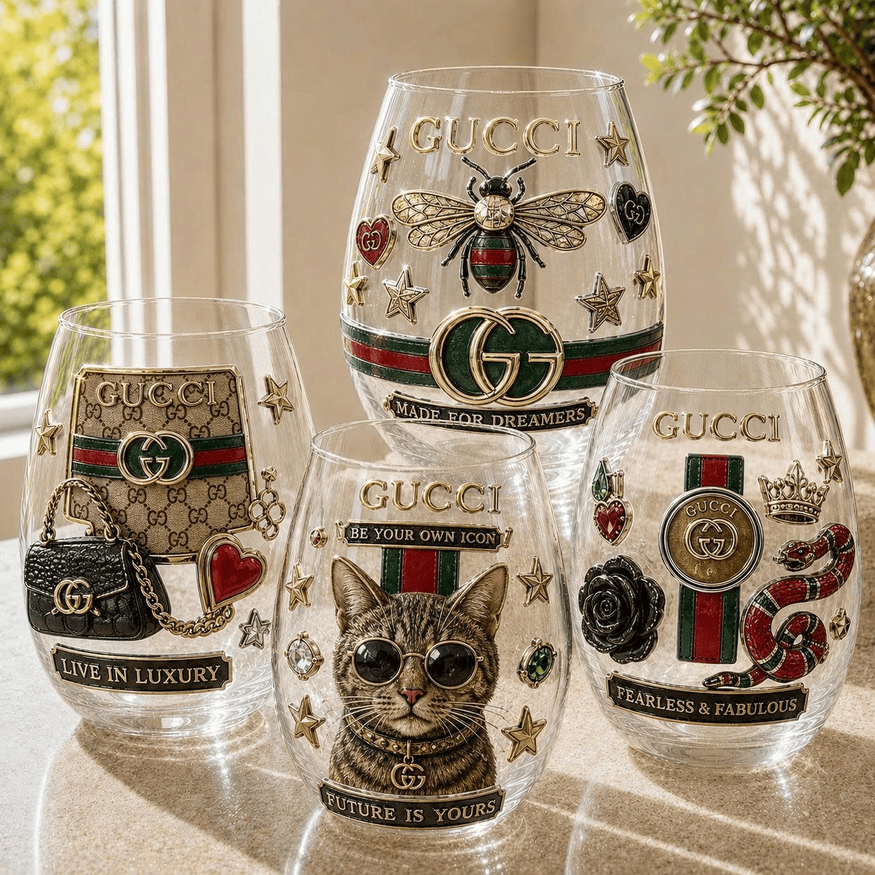 Premium GC Wine Glass Cup TTN