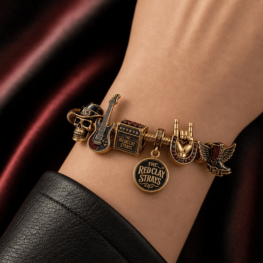 TRCS Gold Charm Bracelet Set PTT