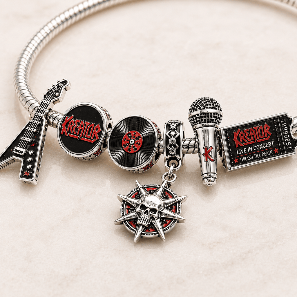KRET Silver Charm Bracelet Set PTT