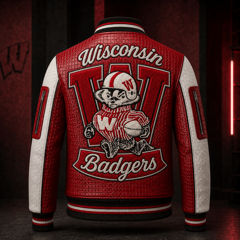 Premium WBG Leather Zipper Jacket PVNA