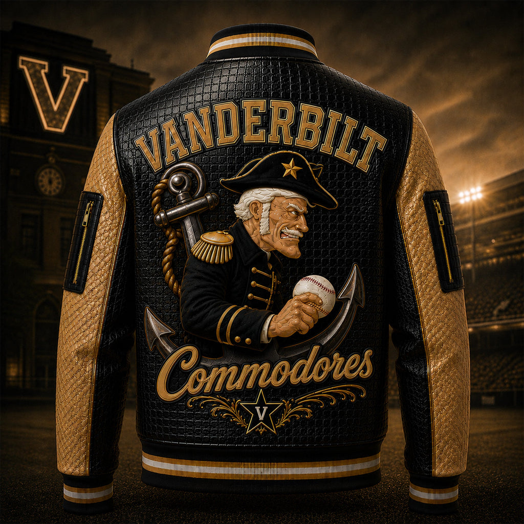Premium VDBC Leather Zipper Jacket PVNA