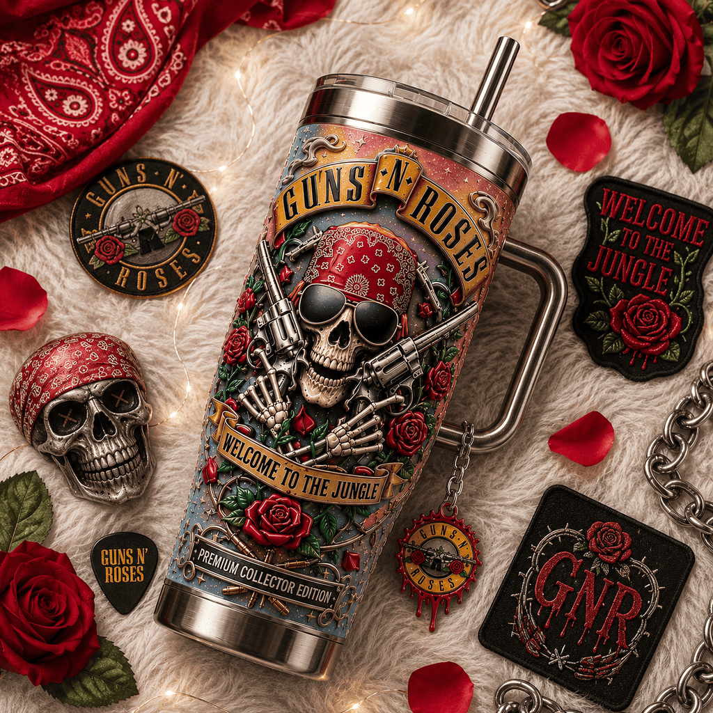 GNR 40oz Tumbler With Handle TTNL