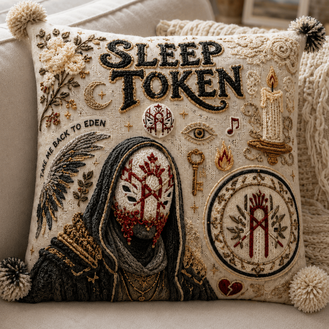 SLTK Tufted Sofa Cover & Pillow Set NTKO