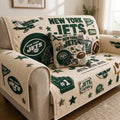 NYJ Tufted Sofa Cover & Pillow Set DNBN