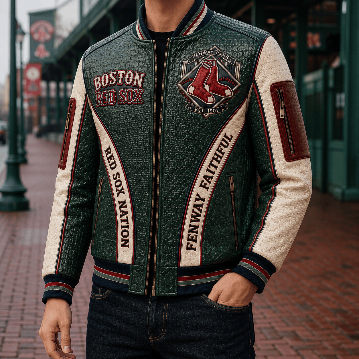 Premium BRX Leather Zipper Jacket TTMH