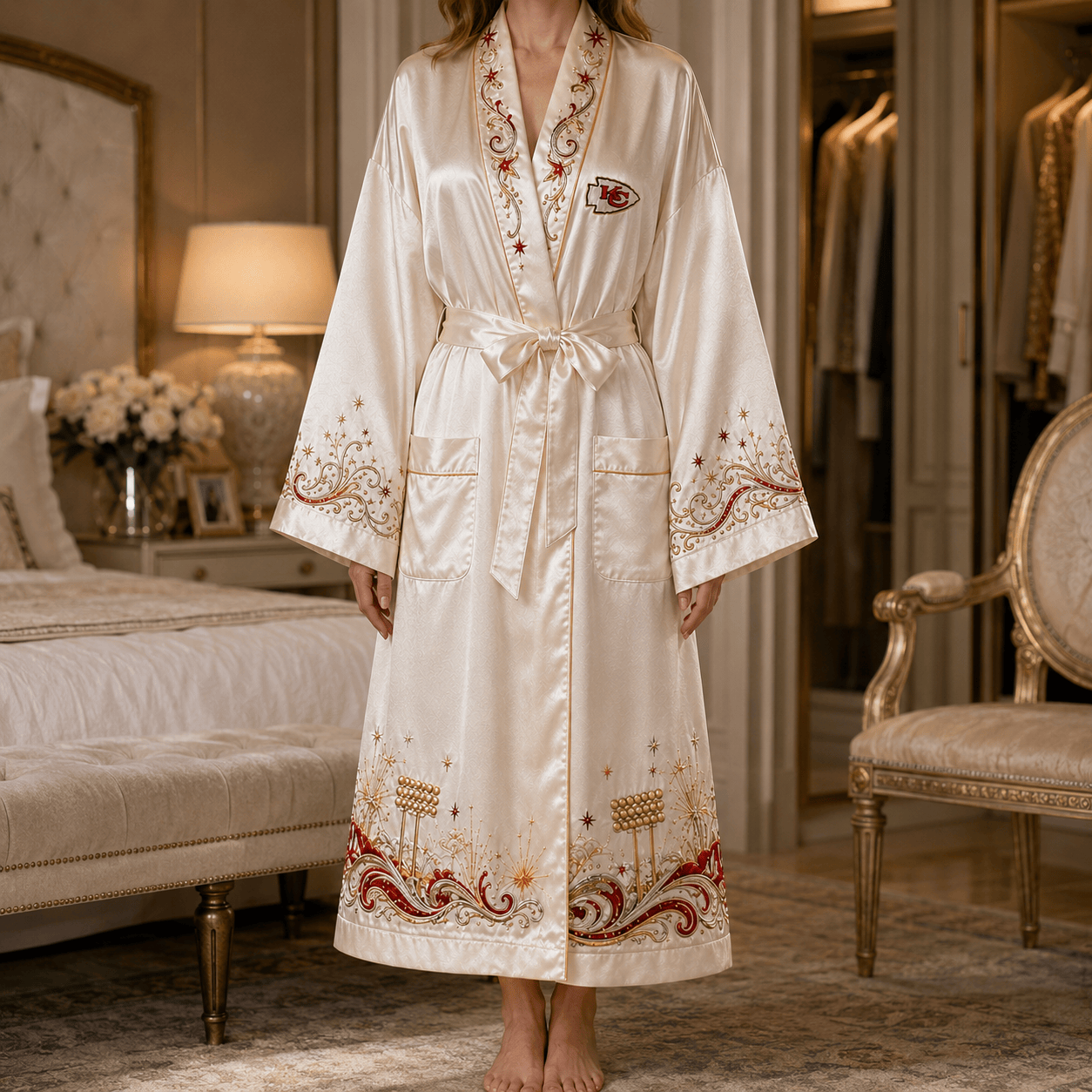 PREMIUM KCC Satin Robe NVH