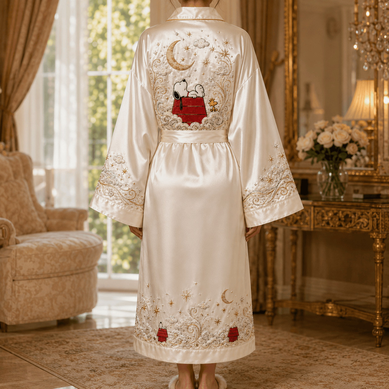 PREMIUM SPNY Satin Robe NVH
