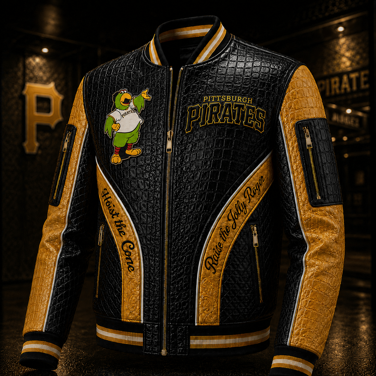 Premium PITTS Leather Zipper Jacket PVNA