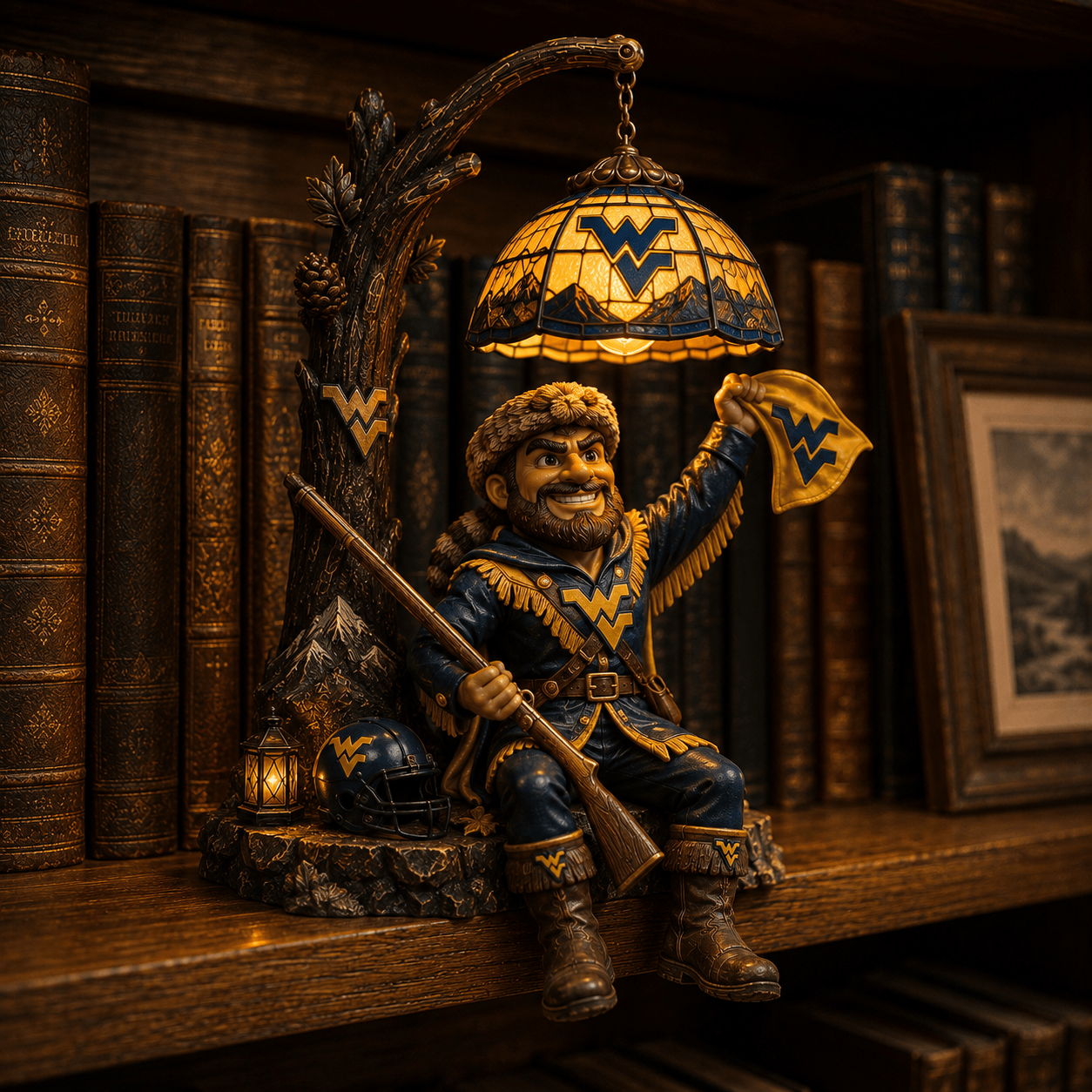 Premium WVM Bookshelf Figurines Lamp PDL